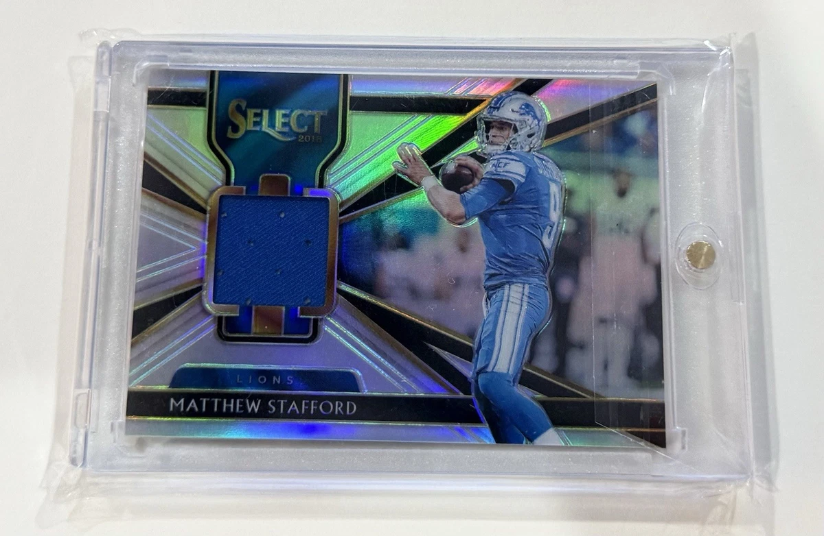 Panini Matthew Stafford Memorabilia Football Sports Trading Cards