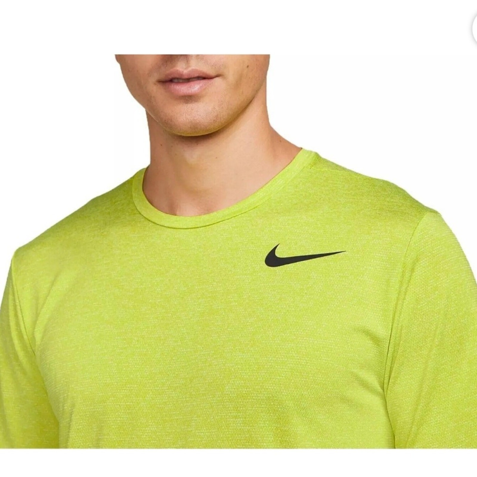 Men's Nike Pro Dri-FIT Solid Color Casual QuickDry Short Sleeve NWT Size L thumbnail 4