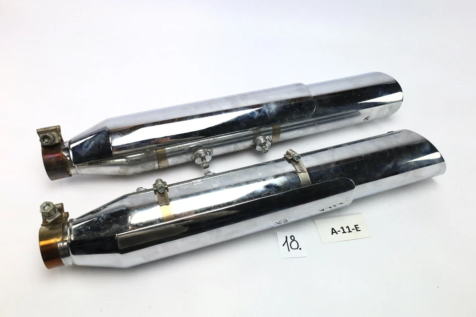 Harley Davidson Cross Bones FLSTB - глушитель 64728-08 64727-08 A11E-18 - Изображение 2 из 4