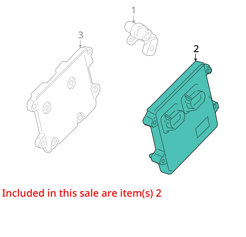 Engine ECM Electronic Control Module 6.7L Fits 10-12 DODGE 2500 PICKUP 29677843 - Image 4 of 4