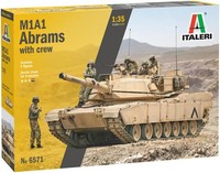 Italeri 1:35 6571: Panzer M1A1 Abrams Mit Crew
