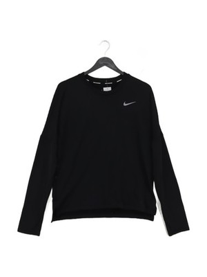 Nike Men's Loungewear S Black Polyester with Elastane Crew Neck Basic