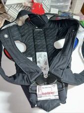 Baby Bjorn Baby Carrier Original Classic Black Cotton Newborn 8-25 lb Toddler