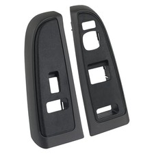 Window Control Switch Bezel Cover for Driver Passenger Door Panel Dark Pewter