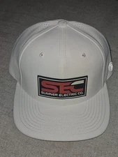 Branded Bills Elite Series Hat Cap Snapback Sumner Electric Company Golf White