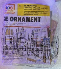 Home Depot Kids Workshops Kit: House Ornament with Pin NEW/SEALED