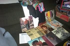 BOB DYLAN 8 LP LOT w NASHVILLE SKYLINE, BLONDE ON BLONDE + MILTON GLASER POSTER