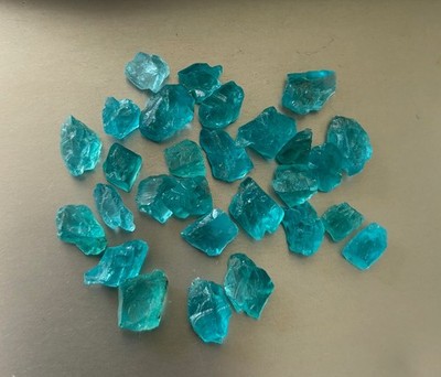 Nice Lot 122 cts Natural sky blue Colour Paraiba Apatite Rough