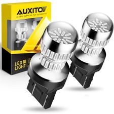 Auxito Light 7443 7440 Led Brake Tail Turn Signal Bulb Super Bright Red 1-5 Pair