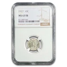 1927 Mercury Dime MS-67 NGC (FB)