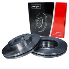 2x MAXGEAR BREMSSCHEIBEN 257mm BELÜFTET VORNE passend für NISSAN EVALIA NV200 |