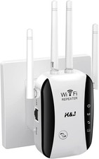WiFi Extender Booster Repeater | UK Plug | Dual Band | Home Signal Amplifier