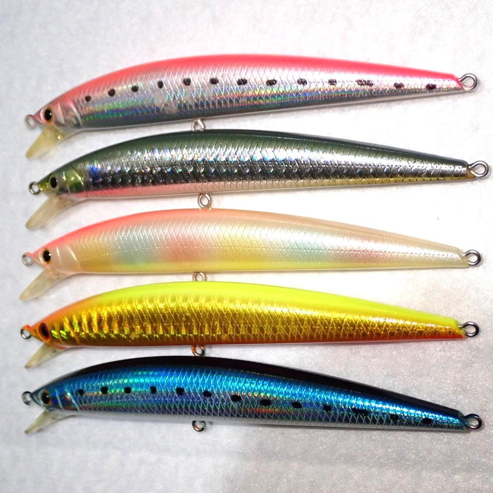 JDM Jackson Flotante Minnow Atleta 12FS X 5 Delgado pero Largo Fundición Hecho en Japón Foto 3 de 4