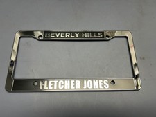 Beverly Hills Fletcher Jones Dealer License Plate Frame. New. Beverly Hills Fletcher Jones Dealer License Plate Frame. New.