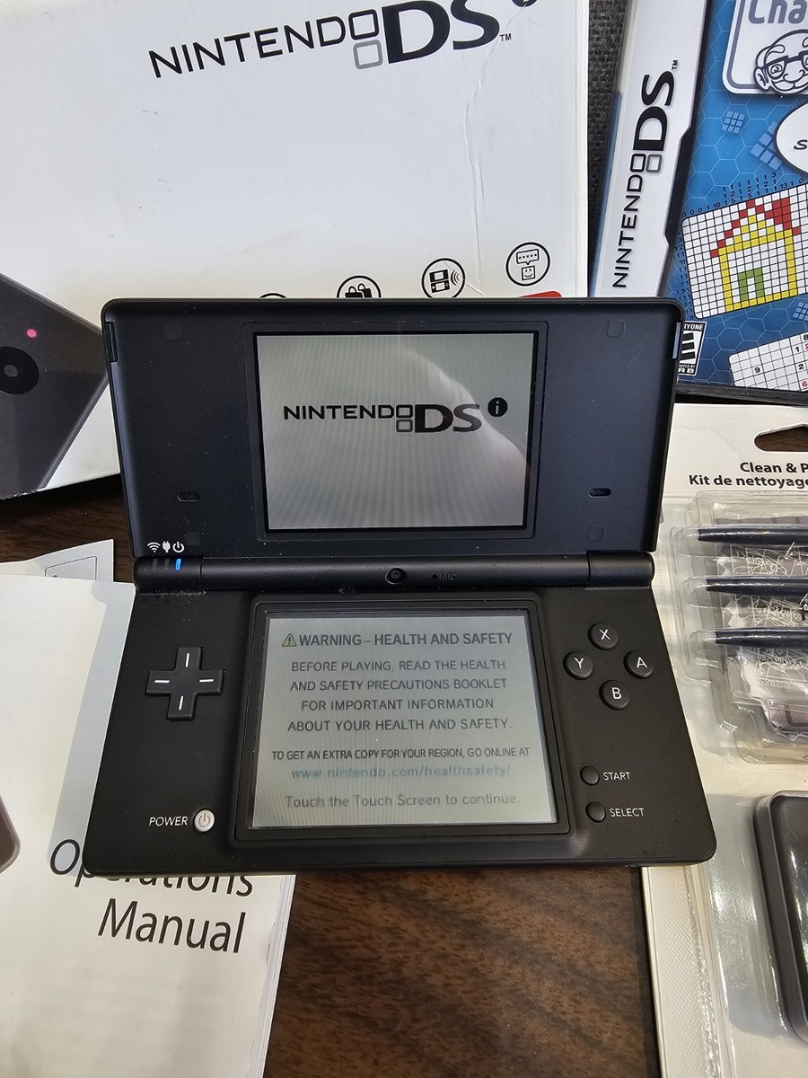 NINTENDO DSi Black Console NTSC U/C - Old Stock - TWL S KA USZ And