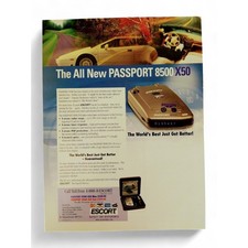 2004 PRINT AD Escort Passport 8500 Radar Detector Car Tech Wall Art Y2K Wall Art