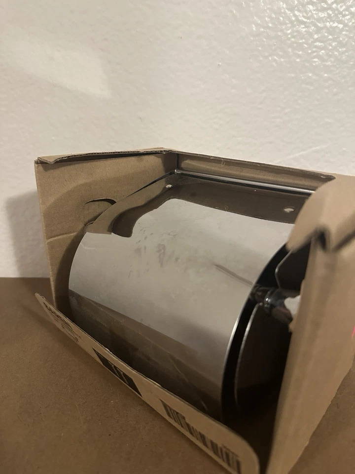 Soporte de papel higiénico de acero inoxidable IKEA Baren 143.801.85 16043 Foto 3 de 4