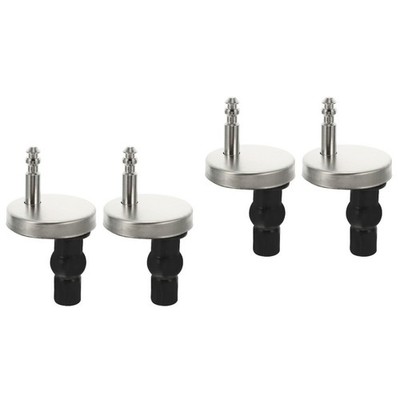 2 PCS Top Mount Toilet Seat Hardware Quick Release Hinges Quick-release Fixing