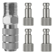 Airbrush Coupler Release Adapter Connecter Kit with 4 Male Fittings7471