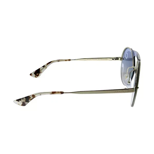 Nuevas con etiquetas Gafas de sol redondas Prada PR65TS ZVN0D0 para mujer oro pálido 36 mm $430 Foto 3 de 4