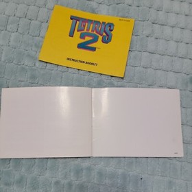 Tetris tetris 2 Nintendo Nes instruction booklet manuals vintage video game