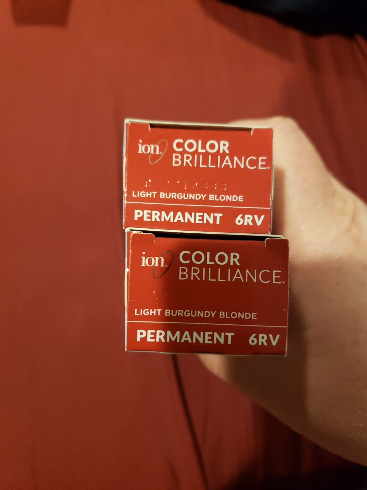 Ion Color Brilliance Permanent Cr&egrave;me Hair Color 6RV Light Burgundy Blonde 2 CT