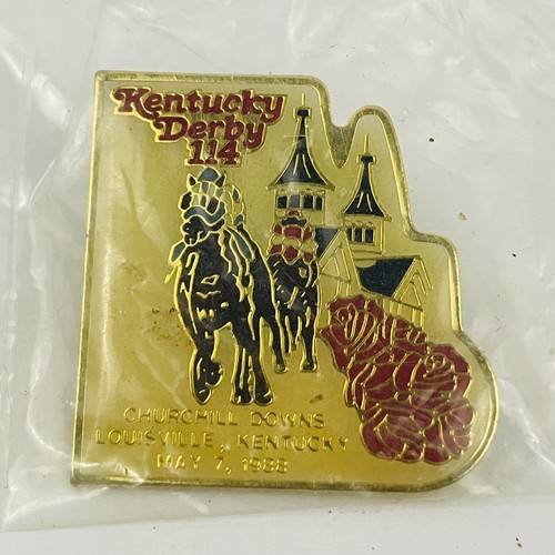 114th Kentucky Derby Pin 1988 Churchill Downs Winning Colors Horse Racing - Picture 2 of 5