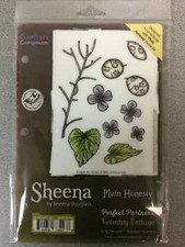 Sheena Douglass Perfect Partners 8 EZ Mount Rubber Stamps Plain Honesty new