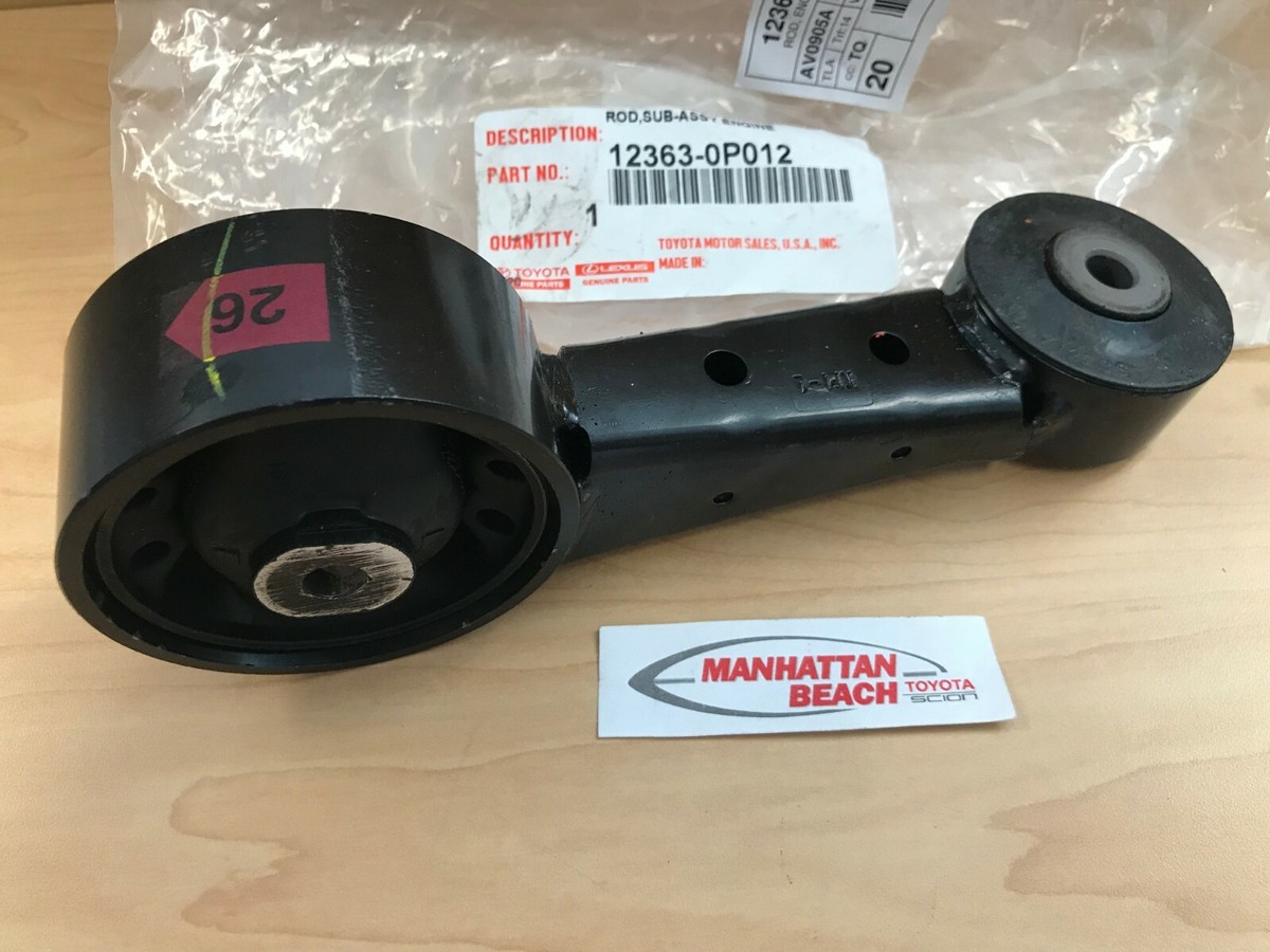 12-17 CAMRY V6 TORQUE STRUT MOUNT 12363-0P012 GENUINE TOYOTA OEM