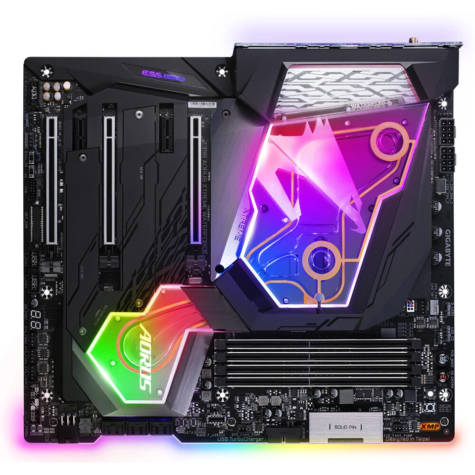 GIGABYTE Z390 AORUS XTREME WaterForce LGA 1151 Intel Z390 E-ATX Motherboard - Image 2 of 4