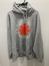 Red Hot Chili Peppers - Gray Hoodie - Size Large/XL - Band Music Shirt