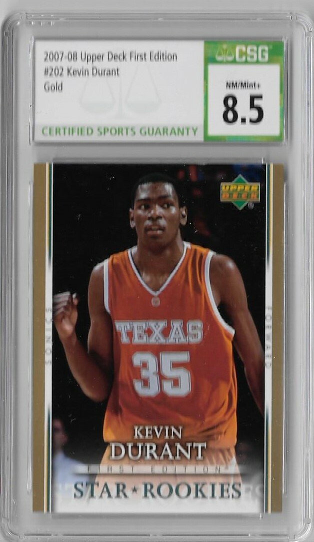 2007-08 Upper Deck First Edition Kevin Durant  Gold # 202