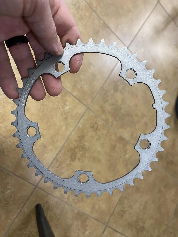 FSA Chainring 42T 130BCD Silver Non-ramped - Image 2 of 2