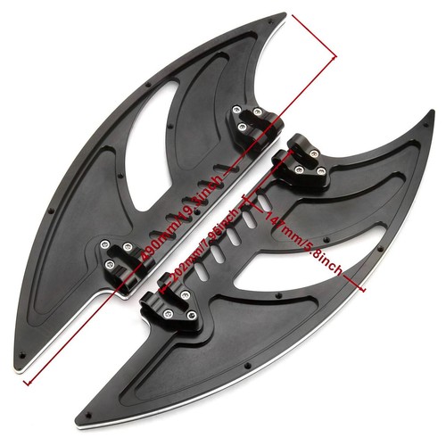 Estriberas de pasajeros Blade Rider para palancas de freno Harley Street Glide FLHX 14-22 - Imagen 11 de 12