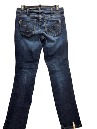 Silver Jeans Suki Skinny Demin Size 16W/31 Indigo M338 - Picture 3 of 8