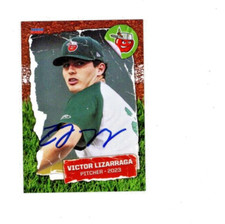 Victor Lizarraga 2023 Fort Wayne Tincaps signed autograph baseball card Tijuana%
