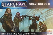 Stargrave Scavengers II 28mm NEW • 1 Sprue • 5 Miniatures • Osprey Northstar