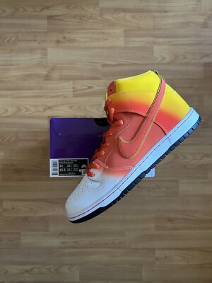 Size 14 - Nike SB Dunk High Halloween Sweet Tooth Candy Corn **SHIPS FAST**