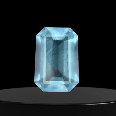 18.20 crt Natural Beautiful A+ Rectangle Shaper Light Blue Fluorite Gemstone
