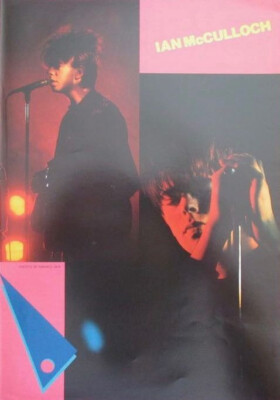 ECHO & THE BUNNYMEN Ian McCulloch 1985 CLIPPING JAPAN MAGAZINE IR B3 3PAGE