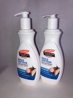 2 Palmer's Cocoa Butter Foot Lotion with Vitamin E 48hrs Moisture Heals Softens