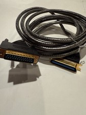 Fellows Printer Parallel Cable DB-25 Male Male Printer 10ft