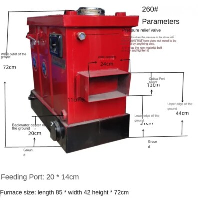Burning Coal Environmental Protection Boiler Coal-fired Home Heating Furnac 
