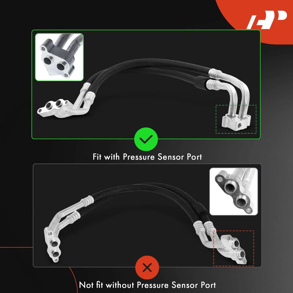 Conjunto de línea de enfriador de aceite de motor A-Premium entrada y salida para Ford Expedition F-150 Foto 2 de 4