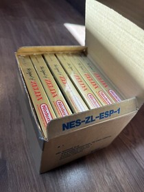 Caja Original Con 6 Unidades Precintadas THE LEGEND OF ZELDA NINTENDO NES