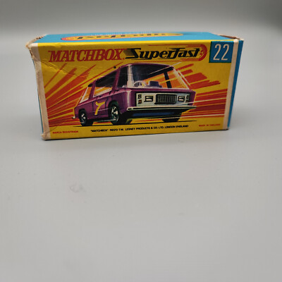 Matchbox Superfast 1:55  1970 #22 Freeman Commuter  + Box