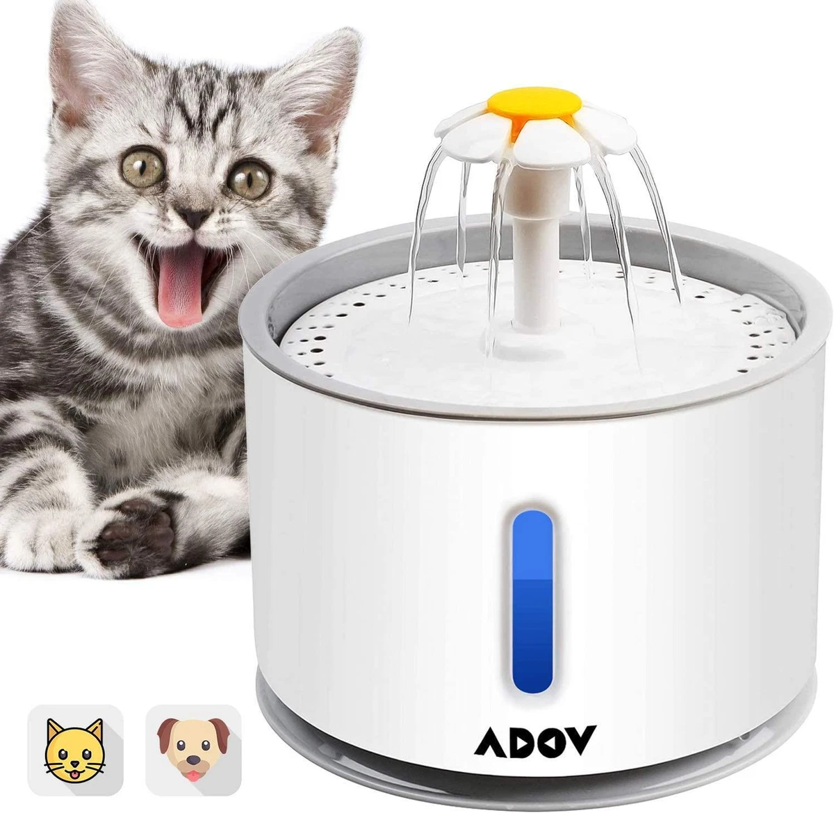 Pet fountain hotsell water bowl