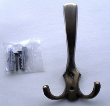 Mosiężny haczyk na ubrania haczyk na ubrania haczyk na ubrania haczyk na płaszcze haczyk antyczny brunowany.