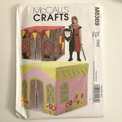 McCall's Craft Kid's Playhouse Castle Sewing Pattern M6369 Fits