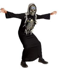 Hyde and Eek Kids' Costume Light-Up Glow Reaper Robe and Mask Size Medium 8-10